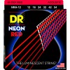 DR NEON Hi-Def Red - NRA-12 - struny do gitary akustycznej Set, Medium, .012-.054