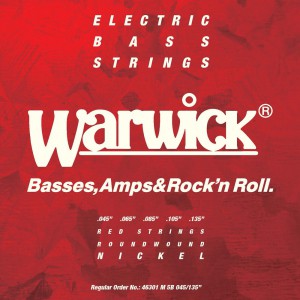 WARWICK 46301 - struny do gitary basowej Set, 5-String, Medium, .045-.135