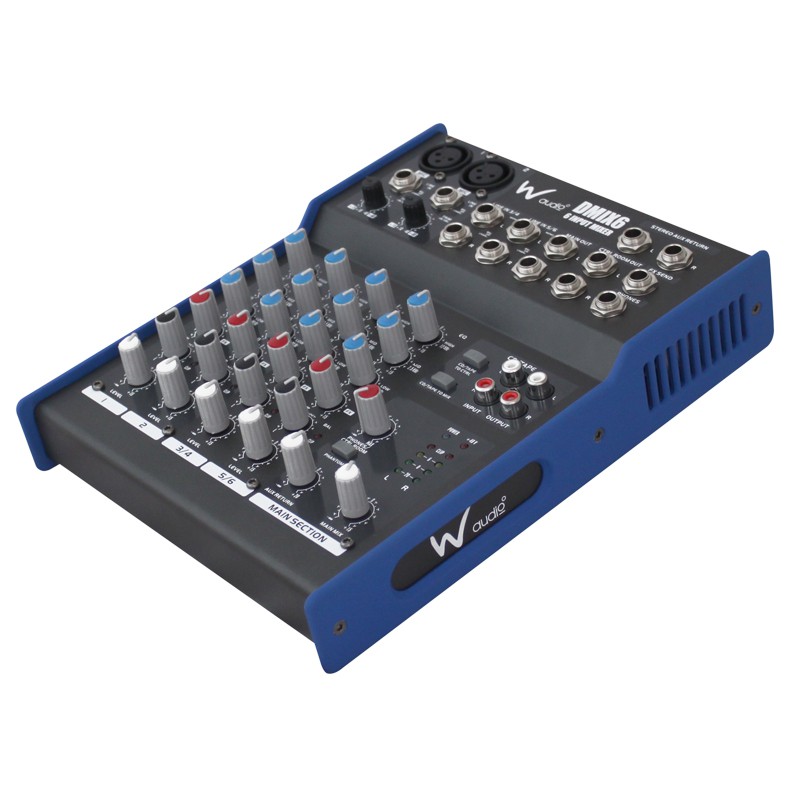 W Audio DMIX 6 - 6 Input Mixer W Audio DMIX 6 - kompaktowy mikser audio