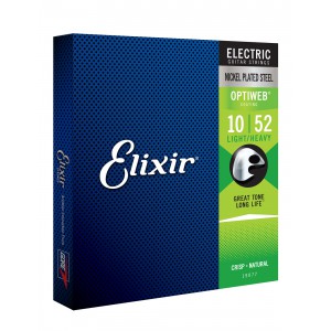 Elixir 19077 - struny do gitary elektrycznej OPTIWEB 10-52