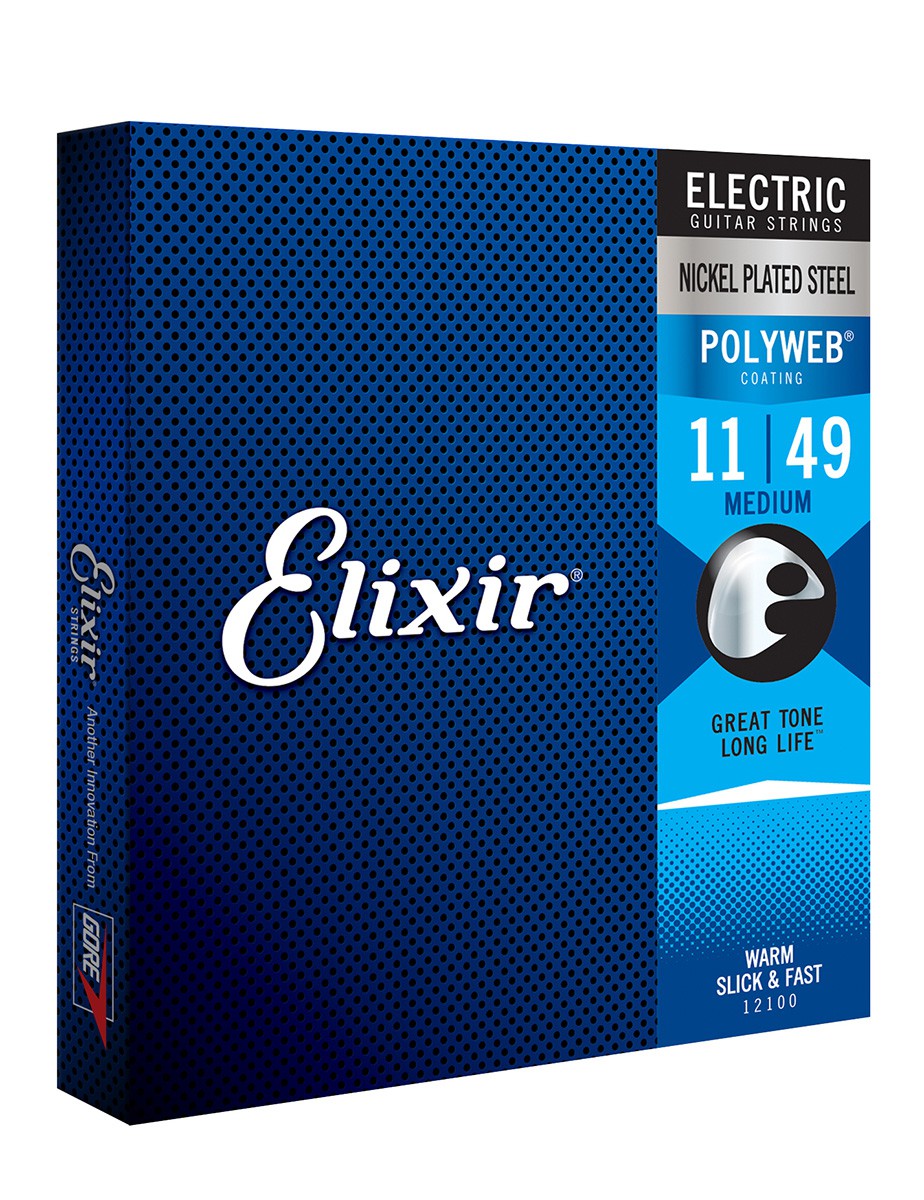 Elixir 12100 - struny do gitary elektrycznej POLYWEB 11-49