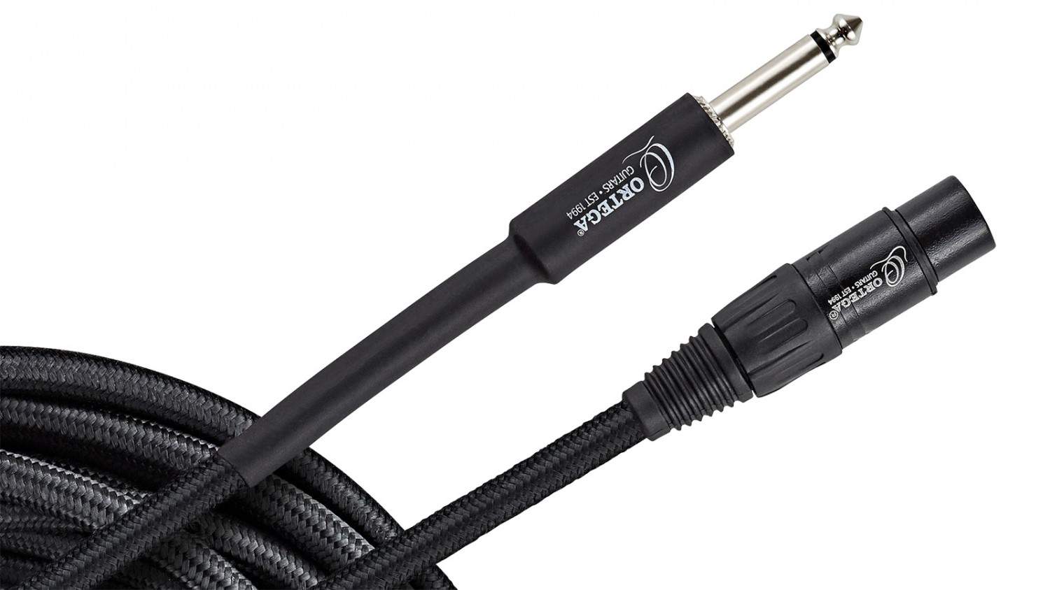 Ortega OECM-10JX - kabel mikrofonowy jack XLR (3m)