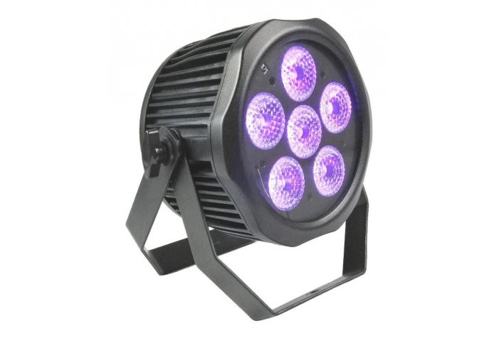 Fractal LED PAR 6x12 W BATT RGBWA+UV - reflektor PAR