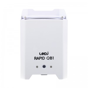 LEDJ Rapid QB1 HEX IP (White ) - par akumulatorowy biały - RGBWAUV 4x12W z ip65