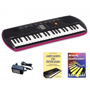 Casio SA-78 - keyboard  + zasilacz + 2 książeczki edukacyjne