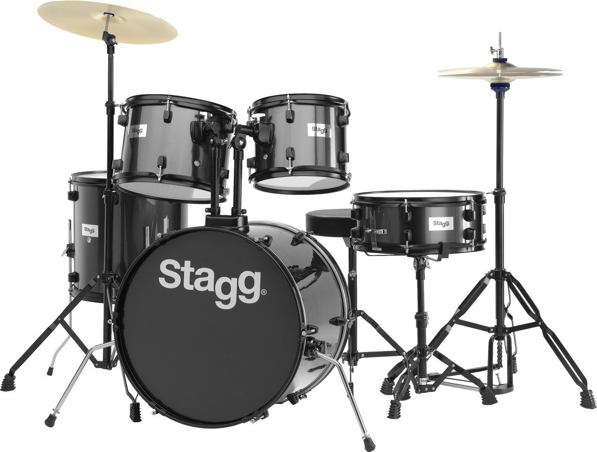 Stagg TIM 120 BK - akustyczny zestaw perkusyjny - WYPRZEDAŻ 1 szt