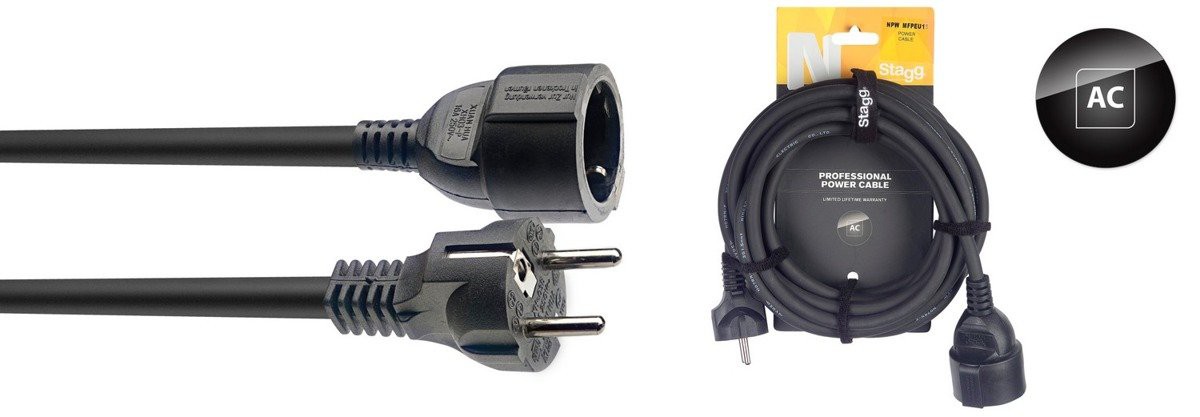 Stagg NPW1,5MFPEU15 - kabel zasilający Stagg NPW1,5MFPEU15 - kabel zasilający