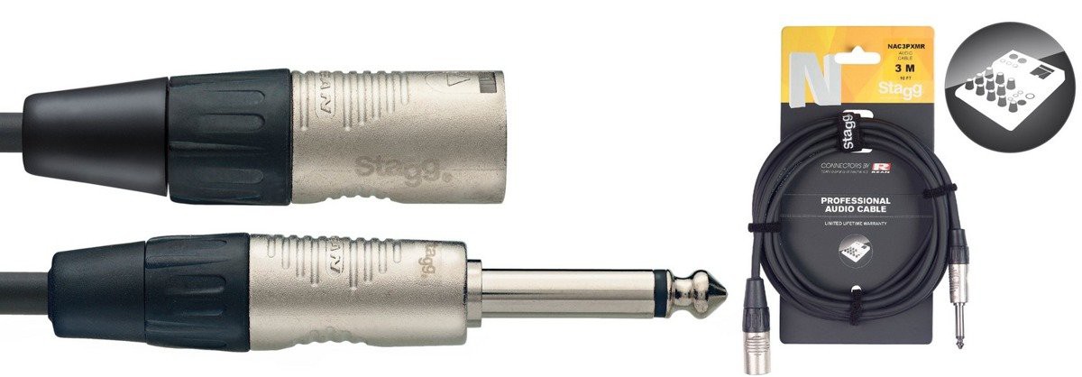 Stagg NAC10PXMR - kabel połączeniowy 10m