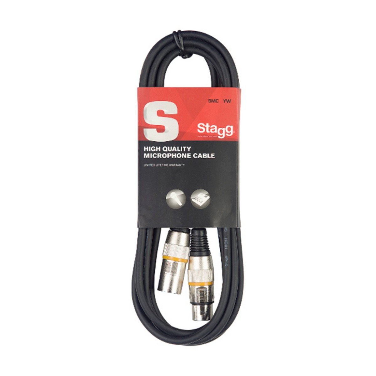 Stagg SMC6 YW - kabel mikrofonowy 6m Stagg SMC6 YW - kabel mikrofonowy 6m