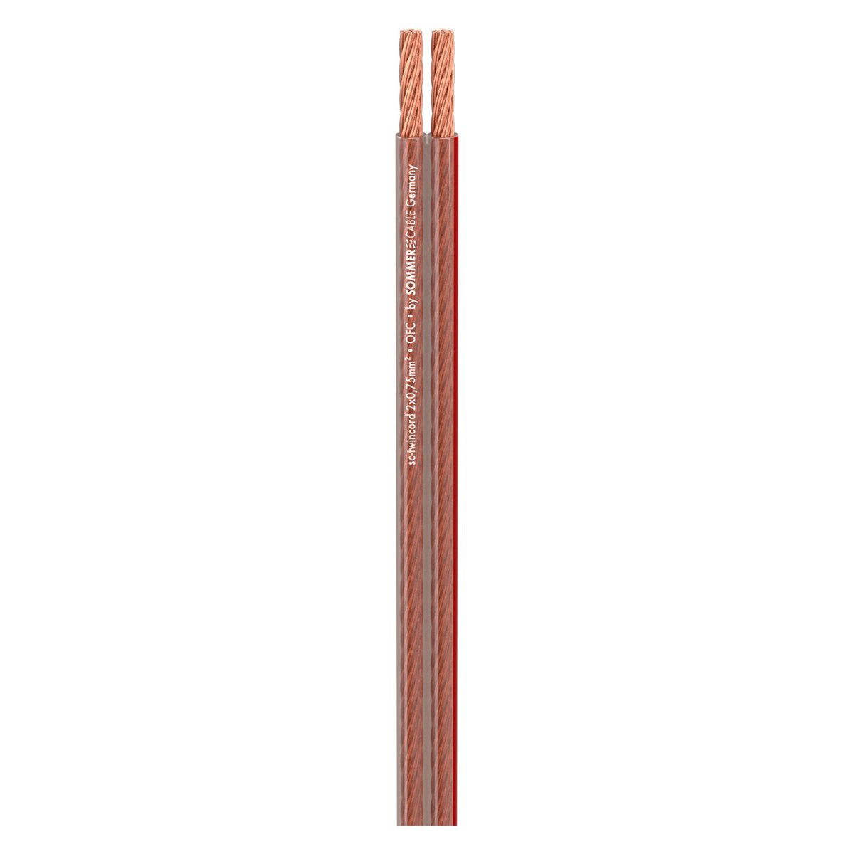 Sommer Cable SC-Twincord 2 x 0,75 mm² - podwójny kabel kolumnowy, szpula 100m Sommer Cable SC-Twincord 2 x 0,75 mm² - podwójny kabel kolumnowy, szpula 100m