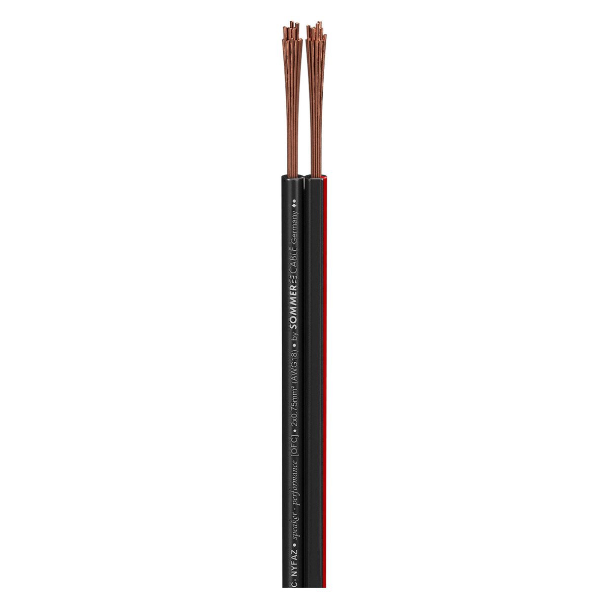 Sommer Cable SC-Nyfaz 2 x 0,75 mm² - podwójny kabel instalacyjny, szpula 100m Sommer Cable SC-Nyfaz 2 x 0,75 mm² - podwójny kabel instalacyjny, szpula 100m