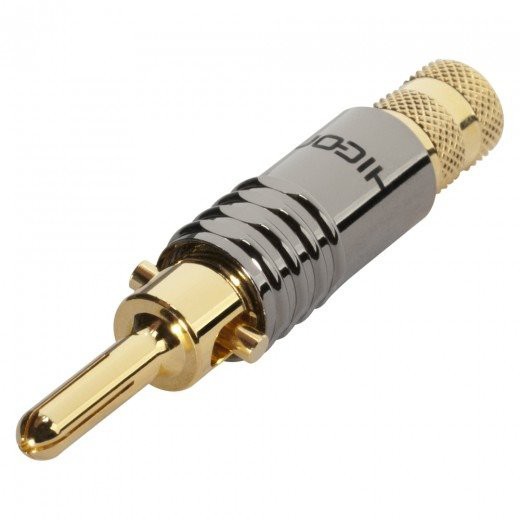 Hicon Banana HI-BM08-BLK - wtyk bananowy Hicon Banana HI-BM08-BLK - wtyk bananowy