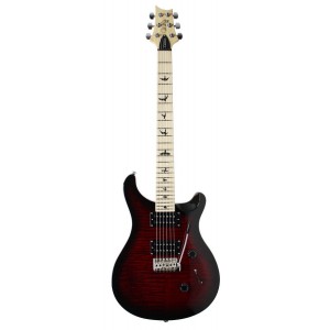 PRS SE Custom 24 Maple on Maple Fire Red Burst - gitara elektryczna, edycja limitowana