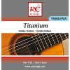Royal Classics TT30 Titanium Treblepak - Wysokie struny do gitary klasycznej