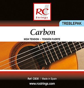 Royal Classics CB30 Carbon Treblepak - Wysokie struny do gitary klasycznej Royal Classics CB30 Carbon Treblepak - Wysokie struny do gitary klasycznej