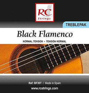 Royal Classics BF30T Black Flamenco - Wysokie struny do gitary klasycznej