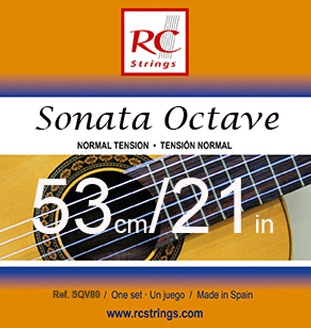 Royal Classics SQV80 Sonata Octave (53 cm / 21") - Struny do gitary klasycznej Royal Classics SQV80 Sonata Octave (53 cm / 21") - Struny do gitary klasycznej