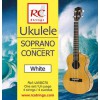 Royal Classics UWSC70 Ukulele Soprano-Concert set. White - Struny do Ukulele