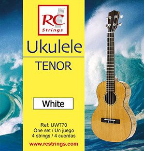 Royal Classics UWT70 Ukulele Tenor set. White - Struny do Ukulele