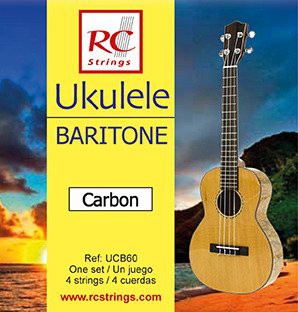 Royal Classics UCB60 Ukulele Baritone set. Carbon - Struny do Ukulele Royal Classics UCB60 Ukulele Baritone set. Carbon - Struny do Ukulele