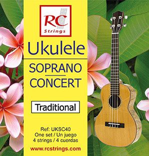 Royal Classics UKSC40 Ukulele Soprano-Concert set. Clear Nylon - Struny do Ukulele Royal Classics UKSC40 Ukulele Soprano-Concert set. Clear Nylon - Struny do Ukulele