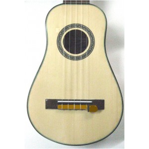 Royal Classics AMB10C "Bridge micro" dla Ukulele (kolor drewna/wood) - Przystawka do ukulele