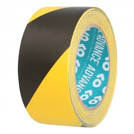 Advance Tapes 5803 - Taśma ostrzegawcza, czarno-żółta, 50 mm x 33 m