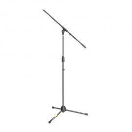 Adam Hall Stands S 10 B - Tripod Microphone Stand with Boom Arm and Locking Leg