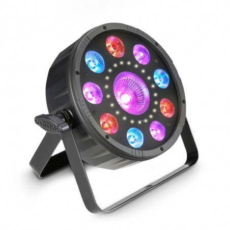 Cameo FLAT MOON - Płaski reflektor PAR 3 w 1 wyposażony w diody LED RGB+UV i stroboskop  