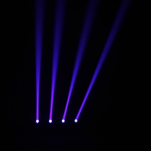 Cameo HYDRABEAM 400 RGBW - Instalacja oświetleniowa wyposażona w 4 ultraszybkie lampy PAR Moving Head CREE RGBW Quad LED 10 W 