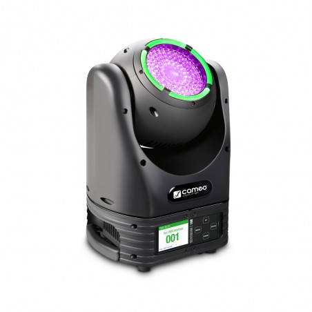 Cameo MOVO BEAM Z 100 - Unlimited Rotation Beam Moving Head with LED Ring and Zoom