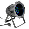 Cameo PAR 64 CAN RGB 3W BS - Lampa PAR 36 x 3 W LED RGB w czarnej obudowie  