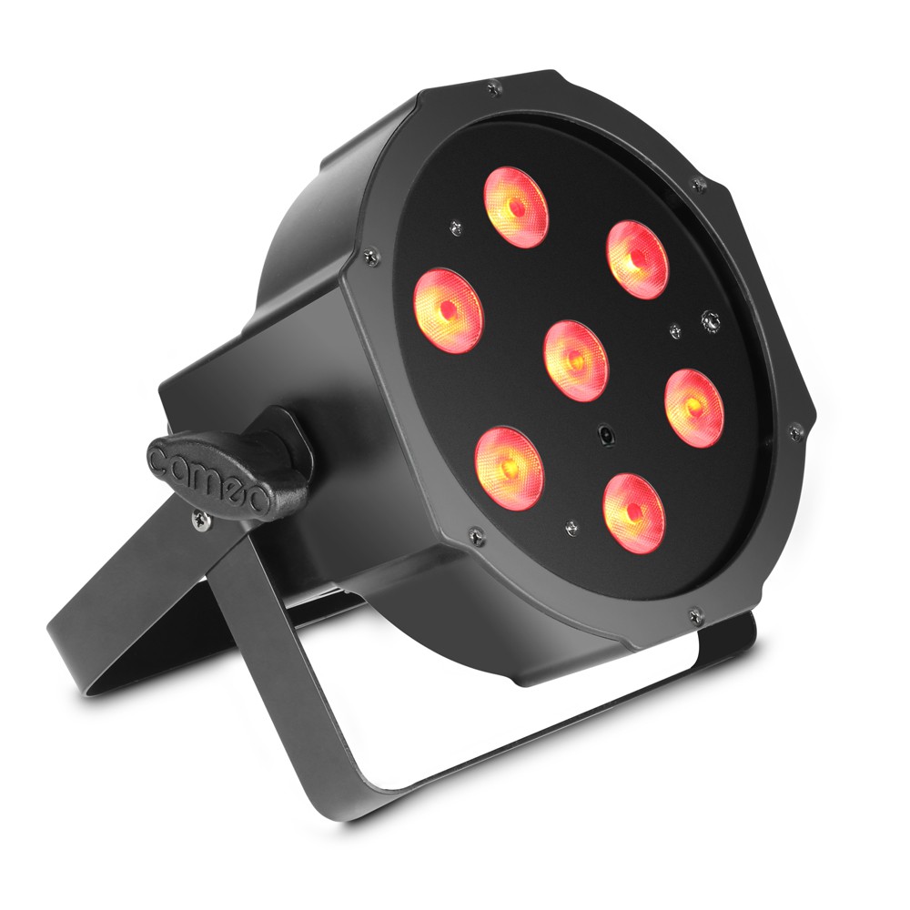 Cameo FLAT PAR 1 RGBW IR - Lampa PAR 7 x 4 W High Power FLAT RGBW LED, z opcją zdalnego sterowania pilotem na podczerwień, w c