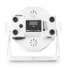 Cameo FLAT PAR 1 TW IR WH - 7 x 4 W High-Power FLAT Tunable White LED PAR Light in white housing with IR remote control option