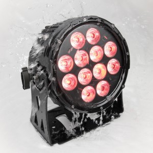 Cameo FLAT PRO 12 IP65 - Lampa PAR 12 x 10 W FLAT LED RGBWA Outdoor w czarnej obudowie  