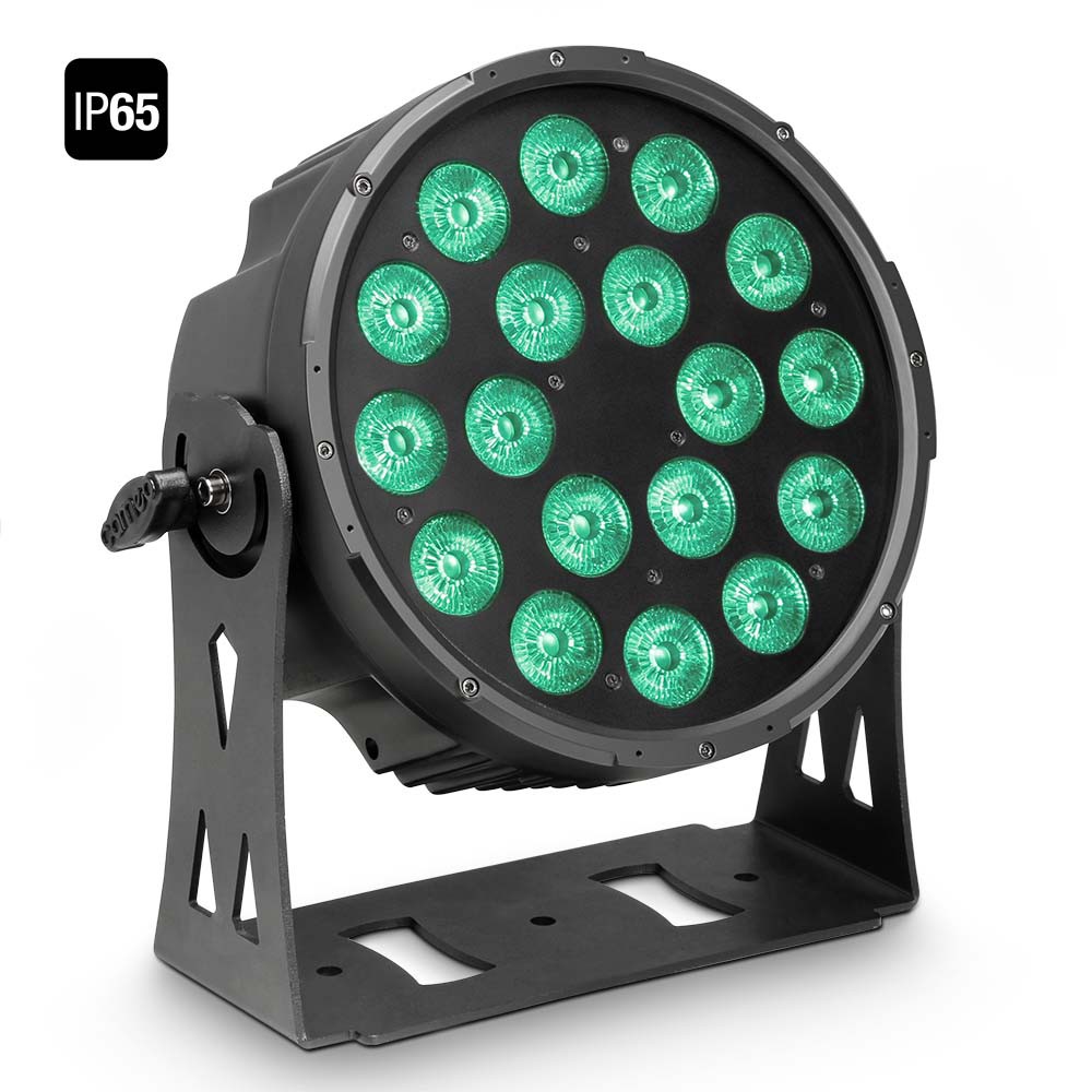Cameo FLAT PRO 18 IP65 - Lampa PAR 18 x 10 W FLAT LED RGBWA Outdoor w czarnej obudowie Cameo FLAT PRO 18 IP65 - Lampa PAR 18 x 10 W FLAT LED RGBWA Outdoor w czarnej obudowie
