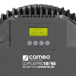 Cameo FLAT PRO 18 IP65 - Lampa PAR 18 x 10 W FLAT LED RGBWA Outdoor w czarnej obudowie  