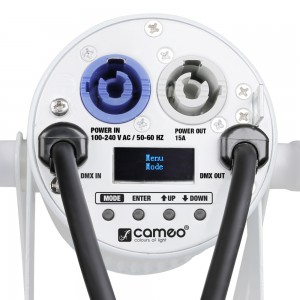 Cameo Q-Spot 15 RGBW WH - Kompaktowa lampa PAR LED RGBW typu Spot 15 W w białym kolorze  