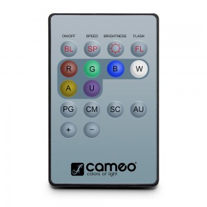 Cameo Q-Spot 15 W - Kompaktowa lampa PAR typu Spot z białą ciepłą diodą LED 15 W w czarnym kolorze  
