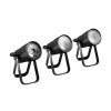 Cameo Q-Spot 15 W - Kompaktowa lampa PAR typu Spot z białą ciepłą diodą LED 15 W w czarnym kolorze  