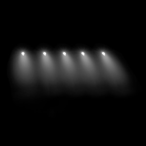 Cameo Q-Spot 15 W - Kompaktowa lampa PAR typu Spot z białą ciepłą diodą LED 15 W w czarnym kolorze 
