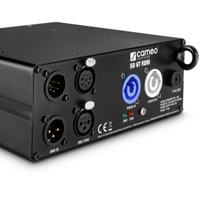 Cameo SB 6 T RDM - 6-Output DMX/RDM Splitter/Booster with 3 and 5-Pin Connectors