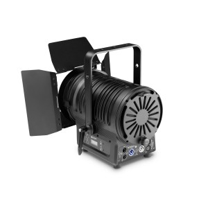 Cameo TS 100 WW - Theatre Spotlight with Fresnel Lens and 100 Watt Warm White LED in Black Housing