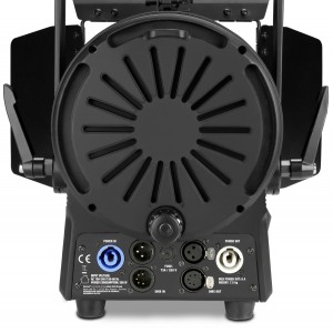 Cameo TS 200 WW - Theatre Spotlight with Fresnel Lens and 180 Watt Warm White LED in Black Housing