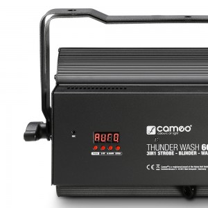 Cameo THUNDER WASH 600 W - Urządzenie 3 w 1: stroboskop, Blinder i Wash Light 648 x 0,2 W, białe