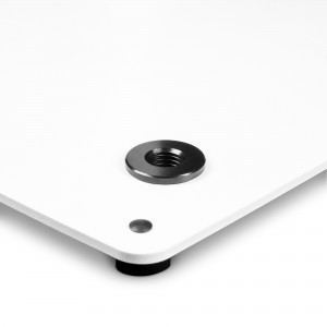 Gravity LS 431 W - Lighting Stand with Square Steel Base (prepared for Off-Centre Weight Attachment)