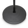 Gravity MS 23 - Statyw mikrofonowy, prosty, z okrągłą podstawą, czarny  