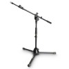 Gravity MS 4222 B - Short Microphone Stand with Folding Tripod Base and 2-Point Adjustment Telescoping Boom