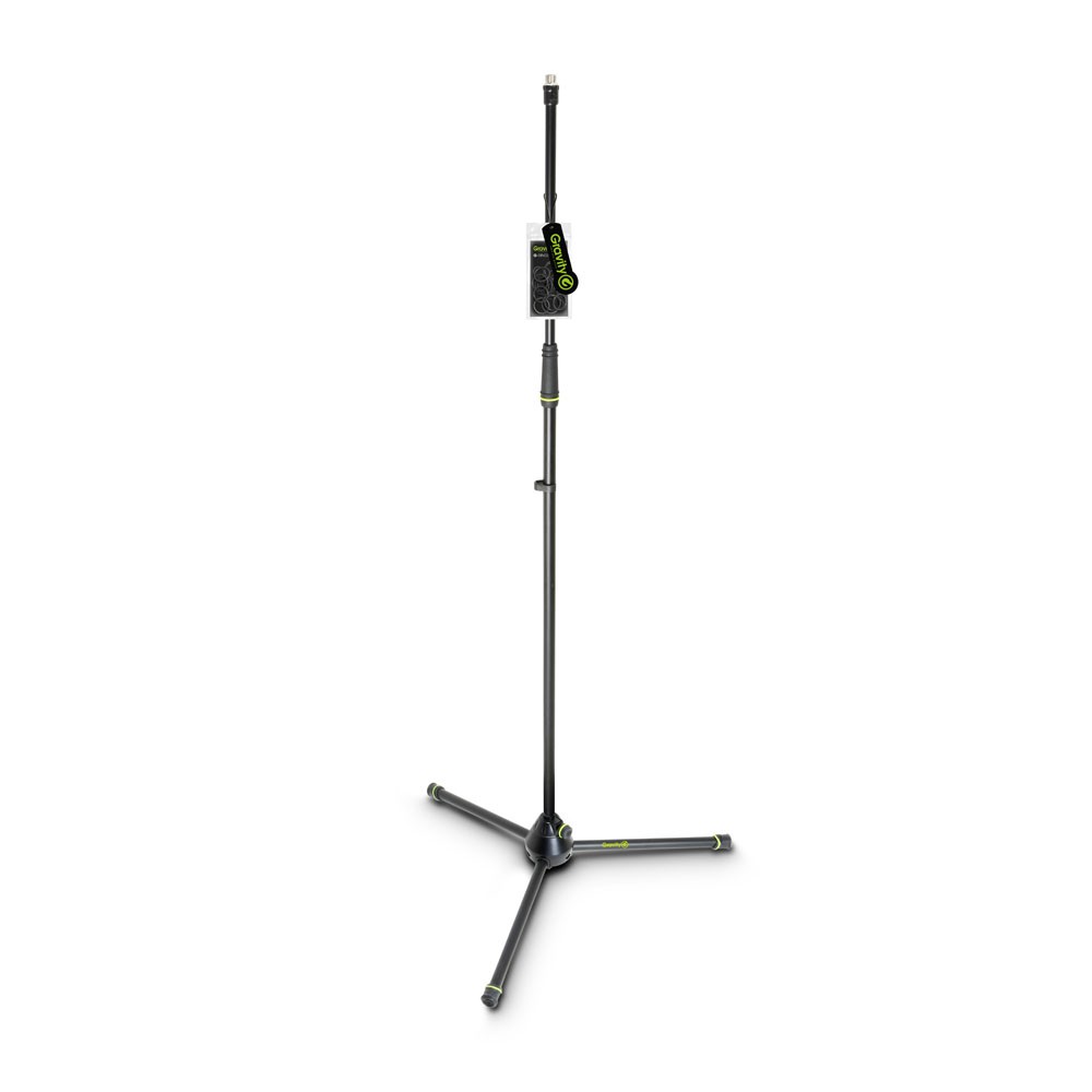 Gravity MS 43 - Statyw mikrofonowy z trójnożną, składaną podstawą, prosty 