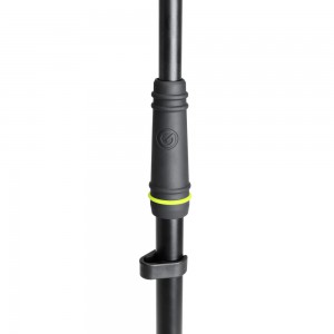 Gravity MS 4321 B - Statyw mikrofonowy z trójnożną, składaną podstawą i dwupunktową regulacją wysięgnika